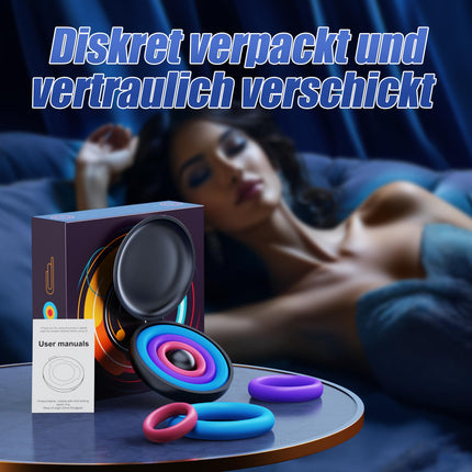 Penis rings Reusable Silicone - Candy Colors 3 different sizes Penis pump Sex toys for couples Penis ring Sex toys cock ring Penis sleeve Sex toys for men Penis sheath