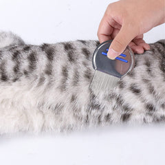 2 pieces metal lice comb, stainless steel extra fine lice comb, for removing lice and dandruff for all hair types, for babies, children, adults and pets
