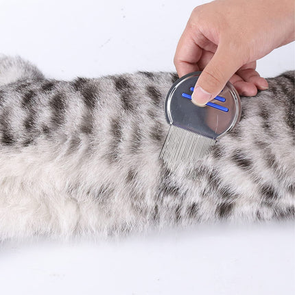 2 pieces metal lice comb, stainless steel extra fine lice comb, for removing lice and dandruff for all hair types, for babies, children, adults and pets