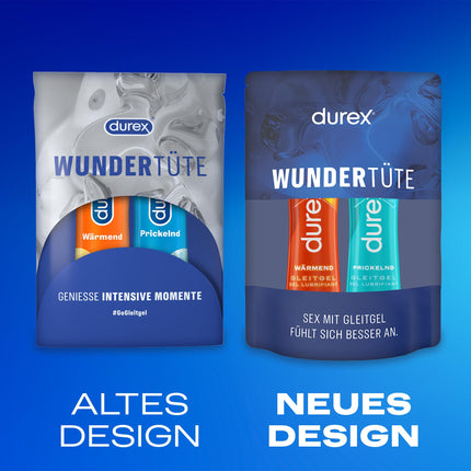 Durex Play Lubricant Versatile Mix Pack for Women &amp; Men - Set with water-based lubricant for sex, condom-compatible (2 x 50 ml)