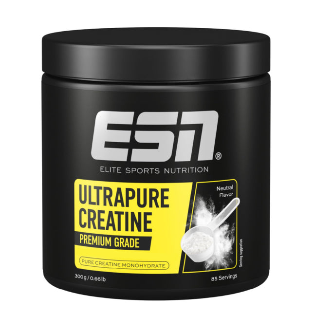 ESN Ultrapure Creatine Monohydrate, 300 g, 85 servings, creatine powder, microfine &amp; optimally soluble, vegan - made in Germany (design may vary)