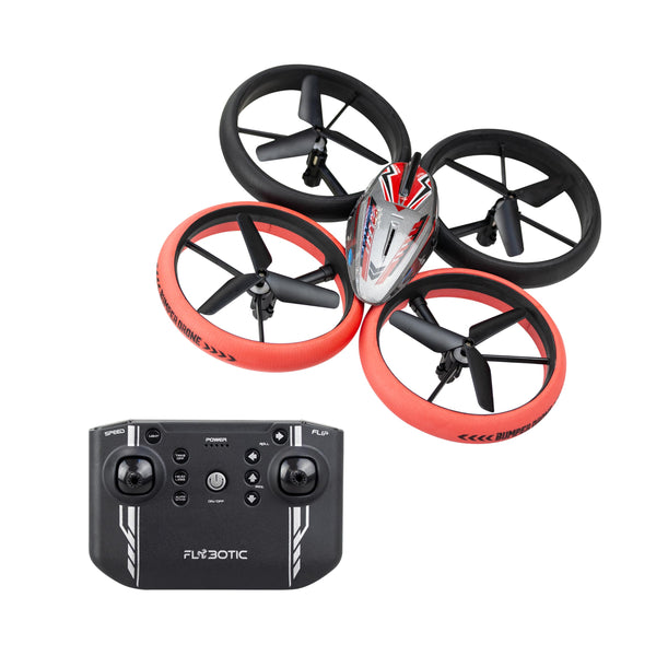 SILVERLIT FLYBOTIC - Bumper Drone Lit - 2.4Ghz - 30m range - 360° cascade