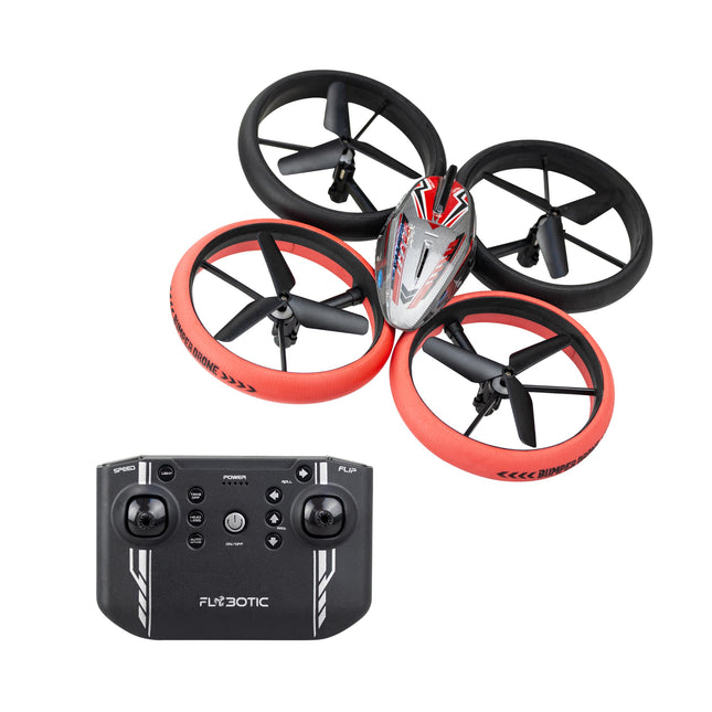 SILVERLIT FLYBOTIC - Bumper Drone Lit - 2.4Ghz - 30m range - 360° cascade