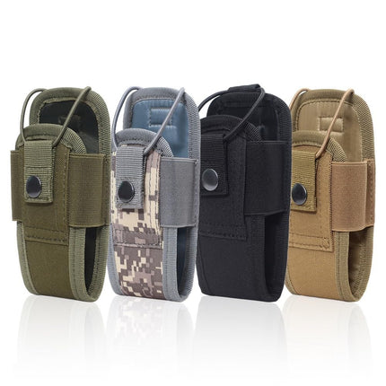 MiOYOOW Tactical Radio Bag, Small Molle Bag for Walkie Talkie, Molle Pouch Bag Walkie Talkie Radio Bag for Radio