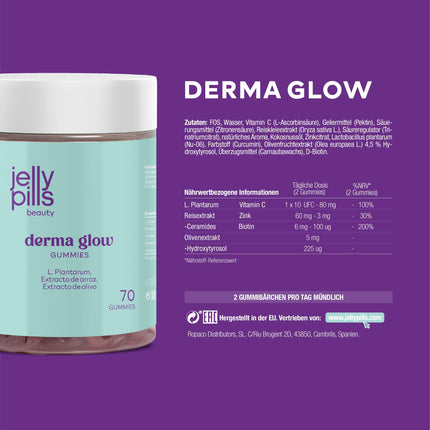 Jelly Pills Natural &amp; Vegan Acne Treatment – ​​70 Gummies – Banana Flavor – For Blemishes, Spots, Wrinkles &amp; Improves Elasticity