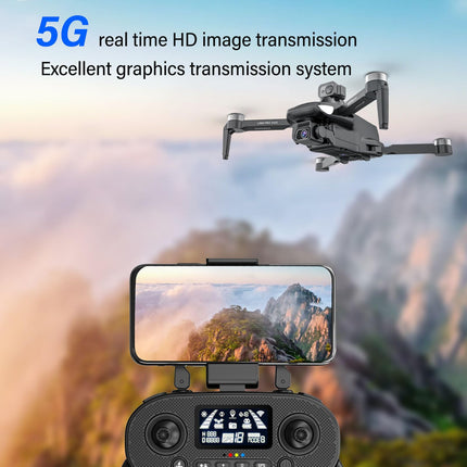 BuyWeek Drone with 4K Camera, L500 Pro MAX GPS Mini Drone 360 ​​Degree Obstacle Avoidance Brushless 4K HD Aerial Photography RC Quadcopter for Beginners