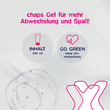 Med Device chaps lubricant, water-based massage gel, made in Germany (200 ml), 1 pack