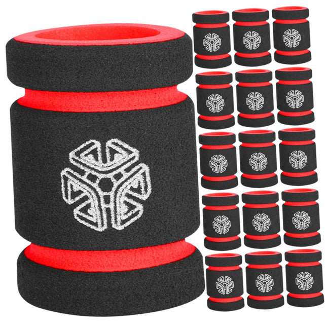 KOMBIUDA 20pcs Protective Cover Humanized Grip Tube Elastic Tattoo Grip Cover Grip Sleeve Thick Grip Cover Practical Grip Cover Accessories Sponge Grip Universal