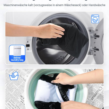 Pack of 3 incontinence pants for men, men's boxer shorts for incontinence with absorbent pad 300 ml urine capacity cotton washable underwear for men black XXL