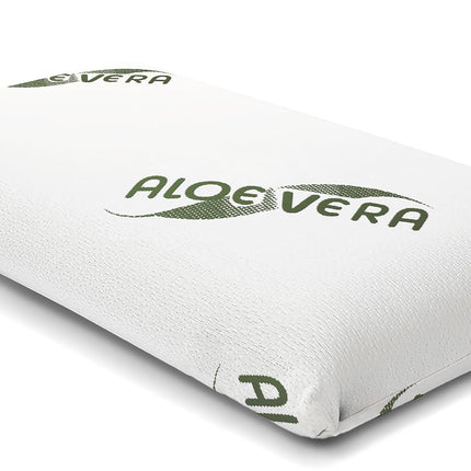 Siebenschläfer Orthopedic Neck Support Pillow - Pillow made of pressure-equalizing visco-gel foam (memory foam) with aloe vera cover - Pillow in 70x42cm height 15cm