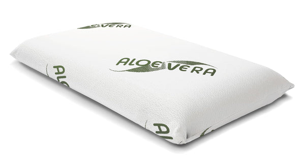 Siebenschläfer Orthopedic Neck Support Pillow - Pillow made of pressure-equalizing visco-gel foam (memory foam) with aloe vera cover - Pillow in 70x42cm height 15cm
