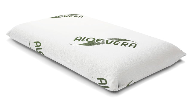 Siebenschläfer Orthopedic Neck Support Pillow - Pillow made of pressure-equalizing visco-gel foam (memory foam) with aloe vera cover - Pillow in 70x42cm height 15cm
