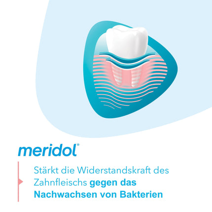 meridol toothpaste 2x75ml - Toothpaste combats gingivitis, antibacterial effect