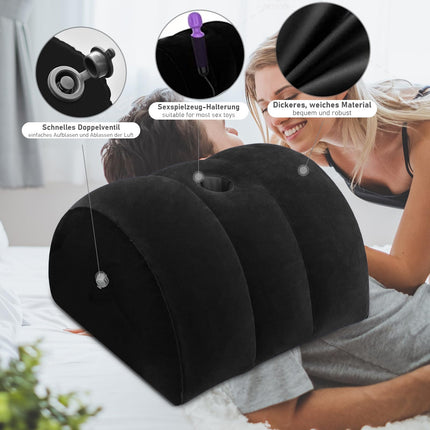 Aprobdsm Sex Positions Pillow and Dice Sex Games for Adults Couples Sex Toys Dildo Holder Sex Pillow for Women G Spot Position Pillow Multifunctional Inflatable Sex Furniture
