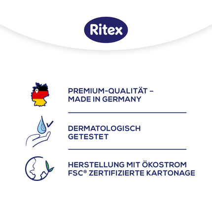 Ritex Kinderwunsch Lubricant – Sperm-friendly lubricant to support natural conception, 8 x 4 ml, optimized viscosity &amp; pH value – Clinically tested, Made in Germany