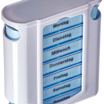 Osma pill/tablet box 13x11x4cm weekly division