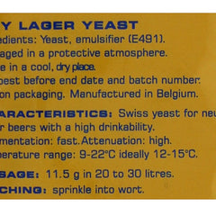 Fermentis Saflager S-189 11.5g bottom-fermenting brewer's yeast