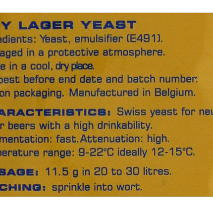 Fermentis Saflager S-189 11.5g bottom-fermenting brewer's yeast