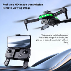S162 RC Drone Foldable, Pocket RC Quadcopter with 4K HD FPV Dual Camera for Beginners, Headless Mode, 360 Flip, Built-in 1200 mAh Lithium Battery, Easy Flying