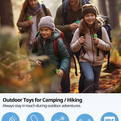 Inspireyes Walkie Talkie Kids Rechargeable, 48 Hours Working Time, 8 Channels 2-Way Radio, Gifts for Boys Girls, Outdoor Hiking Camping, 3-12 Year Old Toy