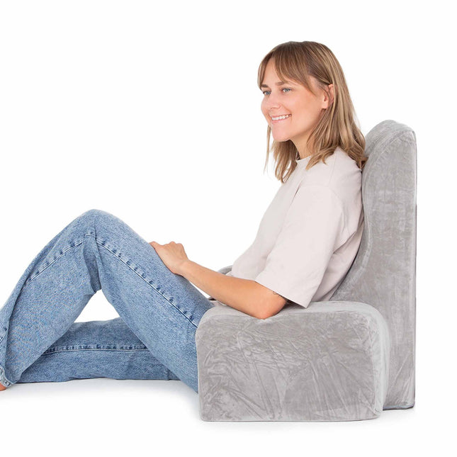 MKS. Memory foam armchair relieves back pain, improves seating posture, and provides ultimate comfort—perfect for relaxing in bed, reading, and sitting.…