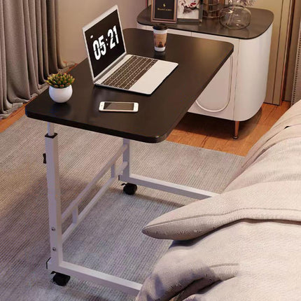 OSKOPWRC Laptop Table Movable Work Desk, Height Adjustable, Portable Nightstand with Wheels, Movable Laptop Desk for Home, Office, Nightstand, Side Table for Over Bed,