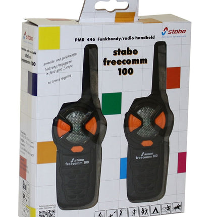 Stabo Elektronik 20100 - Stabo Freecomm radio cell phone, black