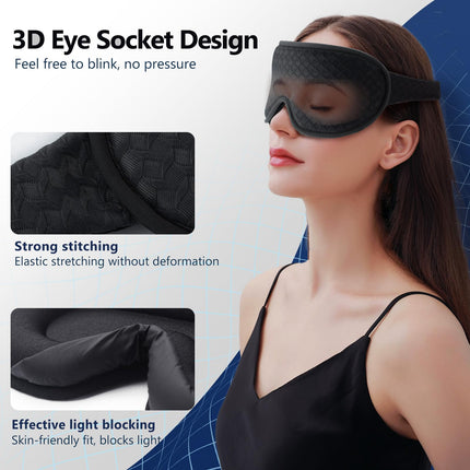 Aosun 3D sleep mask for side sleepers, 123456789