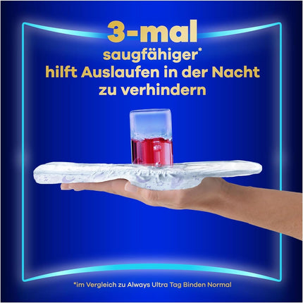 Always Ultimate Night Sanitary Pads (Size 6) Wings 14 Pieces