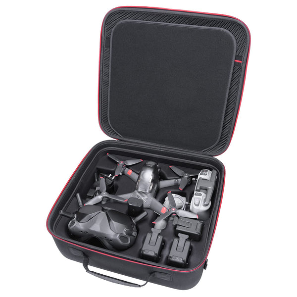 RLSOCO Carrying Case for DJI FPV Combo/Avata Pro - fits FPV/Avata accessories: drone body, FPV Goggles V2, remote control, motion controller, bracers, charger and 4 batteries (one in the drone body)