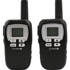 Olympia PMR 1208 Walkie Talkie Radio Black Handheld Radios up to 8 Km Range