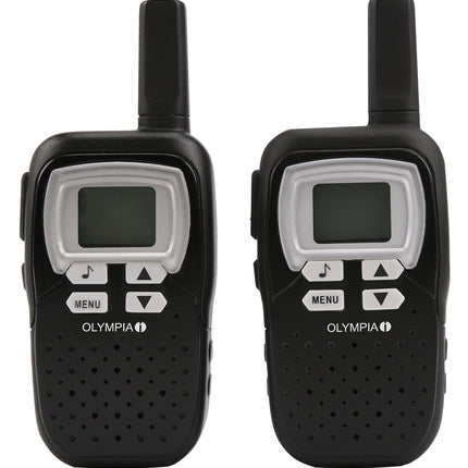 Olympia PMR 1208 Walkie Talkie Radio Black Handheld Radios up to 8 Km Range