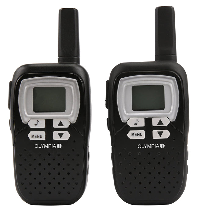 Olympia PMR 1208 Walkie Talkie Radio Black Handheld Radios up to 8 Km Range