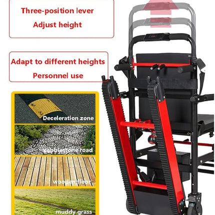 QJWM Electric Wheelchair Lift for Stairs, Portable Folding Chair, Stairlift for Seniors, Disabled and Elderly A