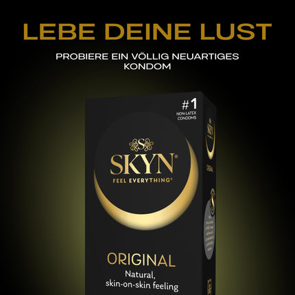 SKYN Original Condoms Ultra-Soft, Latex-Free, 40 Count, Old Model, Black, 40 Units (Pack of 1)