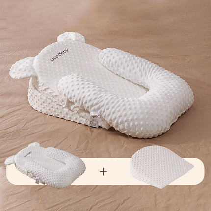 Wedge Pillow Anti Reflux Pillow, 3-Piece Inclined Wedge Pillow for Bed, Bassinet - U-Shaped Positioning Pillow Side Support Pillow with Memory Foam, Washable Nursing Pillow Triangle Pad Non-Slip Pads (B2)