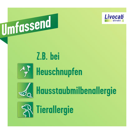 LIVOCAB direct combo - 4 ml eye drops + 5 ml nasal spray