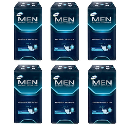 TENA For Men Level 1 Pads - 4 Packs / 4 x 24 = 96 Pieces