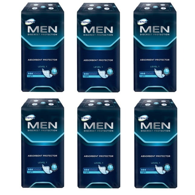 TENA For Men Level 1 Pads - 4 Packs / 4 x 24 = 96 Pieces