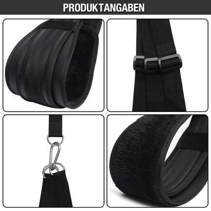Hallowa Leather Door Love Swing Sex Swing with Seat - New Leather Upholstery Thick Fluff, Straps, Sex Door Love Slings Bondage Restraints for Adult Toys, Holds up to 180KG (Upgrade Version)