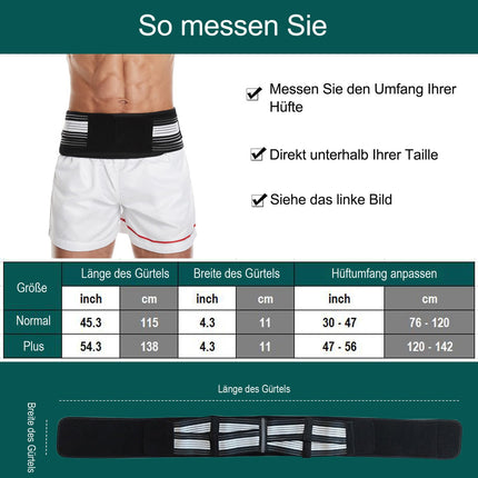 Paskyee Sciatica Belt, Sacroiliac Band for Men Women - Back Support Belt Relief from Sciatica, Lower Back, SI Joint, Pelvic Pain - Three Bandages Provide Triple Support