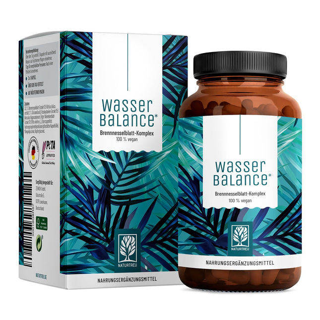 Nettle capsules complex with horse chestnut extract and red vine leaves Vegan and without chemicals Strong drainage tablets 90 water tablets from NATURTREU