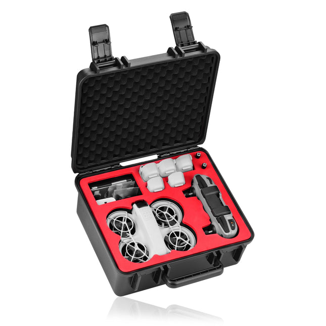 BRDRC Neo Case Bag Waterproof Hard Shell Travel Hard Case for DJI NEO Fly More Combo RC-N3 Battery Charging Hub Accessories
