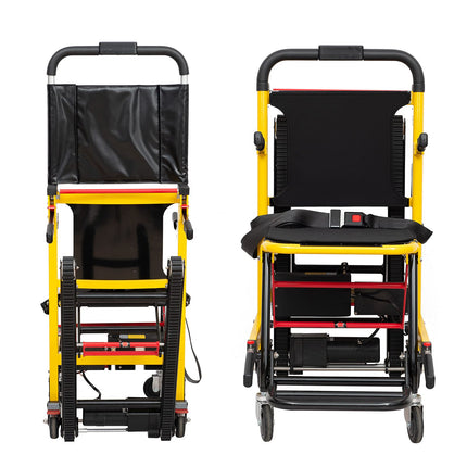 flatpincololee Electric Stairlift Chair, Foldable Stair Climber Wheelchair, Electric Stair Climber Cart, Mobile Stairlift without Installation