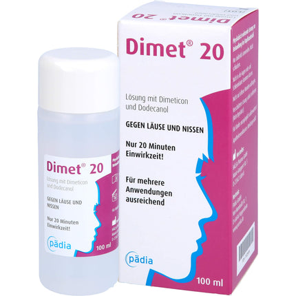 Dimet 20 solution against lice and nits, 100 ml