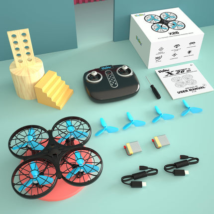 Loolinn | Drone for Kids Gift - Mini Drone, RC Quadcopter with Anti-Collision Technology/Safe for Kids/Easy to Fly/360° Flips/Hand-Controlled Mode/ C0 (Gift for Kids)