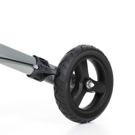 REHASHOP Lightweight Rollator Butterfly anthracite with soft tires and cane holder - Foldable and lightweight