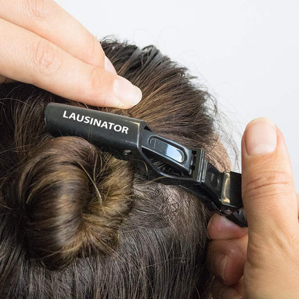 Original 3-in-1 Lausinator with box, including 2 hair clips | Lice comb and nit comb for children and adults made of metal