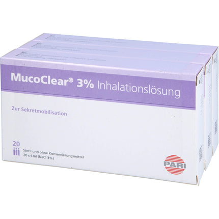 MucoClear 3% inhalation solution, 240 ml solution
