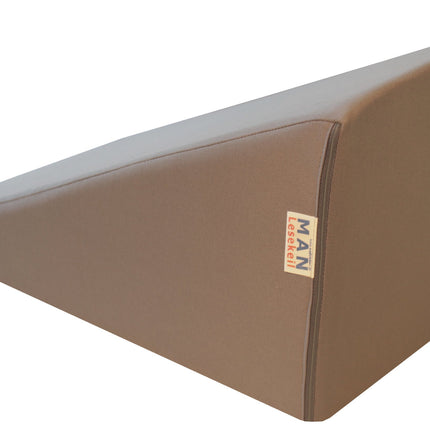nudist reading wedge MAN170-45x30x height 24 cm cover color slate gray